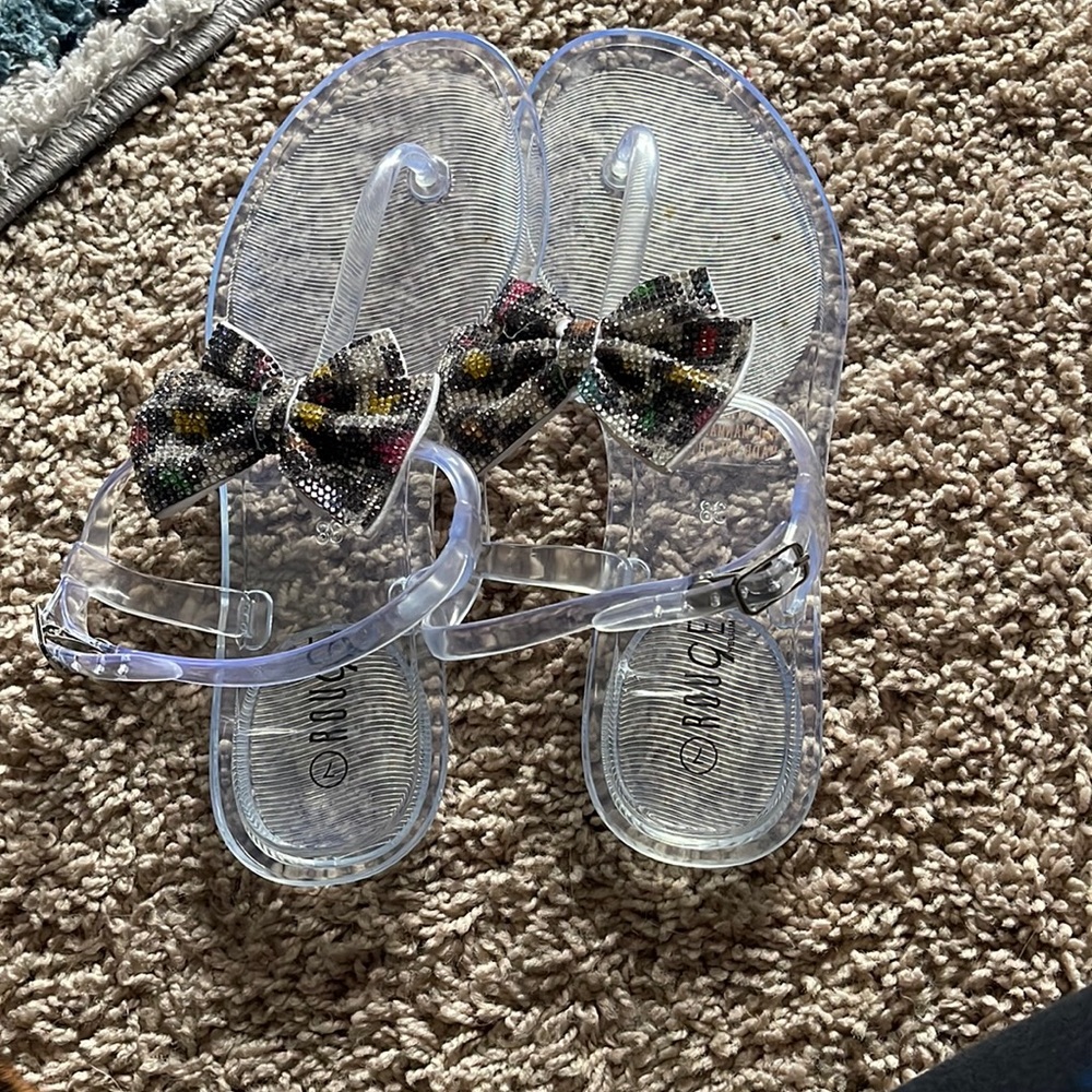 Clear Jelly Sandals!
